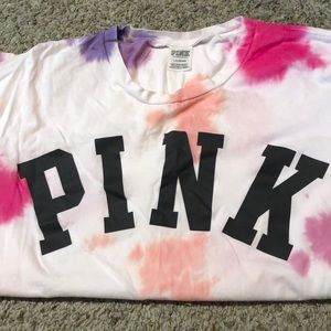 VS PINK Tie Dye Tee